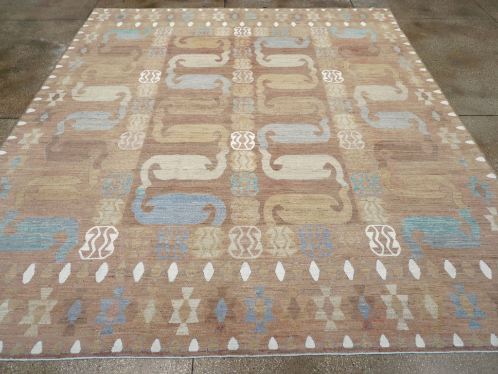 Modern East Turkestan Khotan Room Size Carpet, No.32157 - Gss