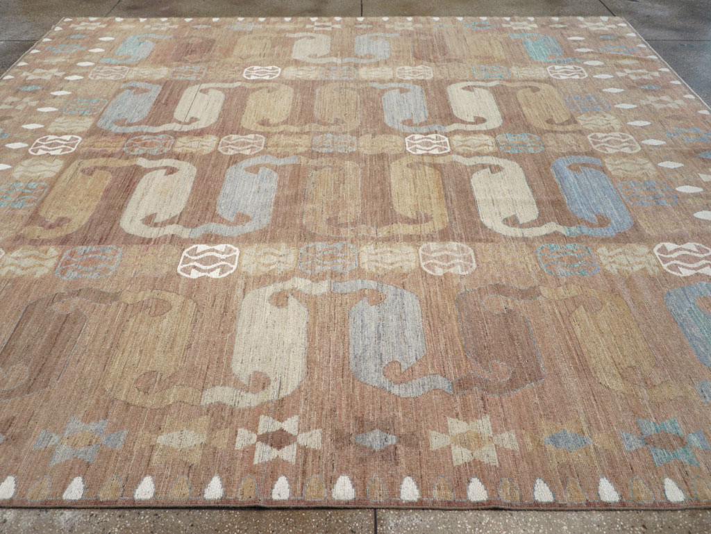 Modern East Turkestan Khotan Room Size Carpet, No.32157 - Gss