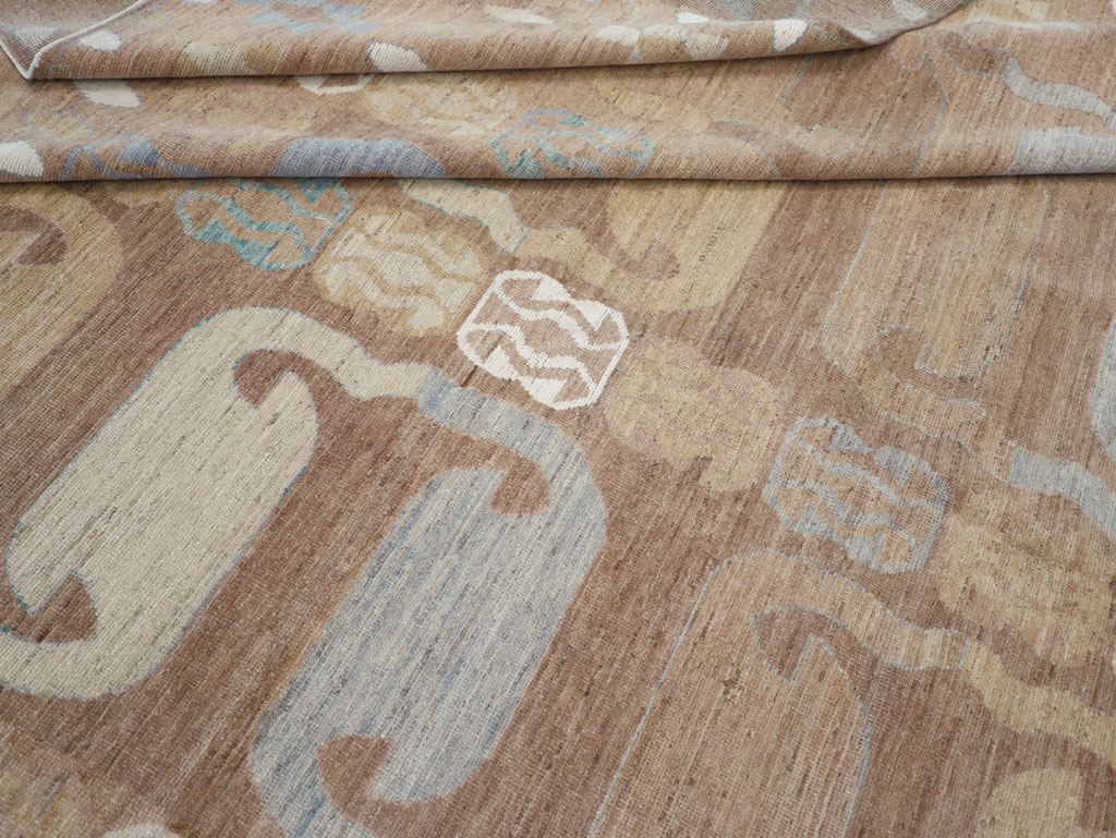 Modern East Turkestan Khotan Room Size Carpet, No.32157 - Gss