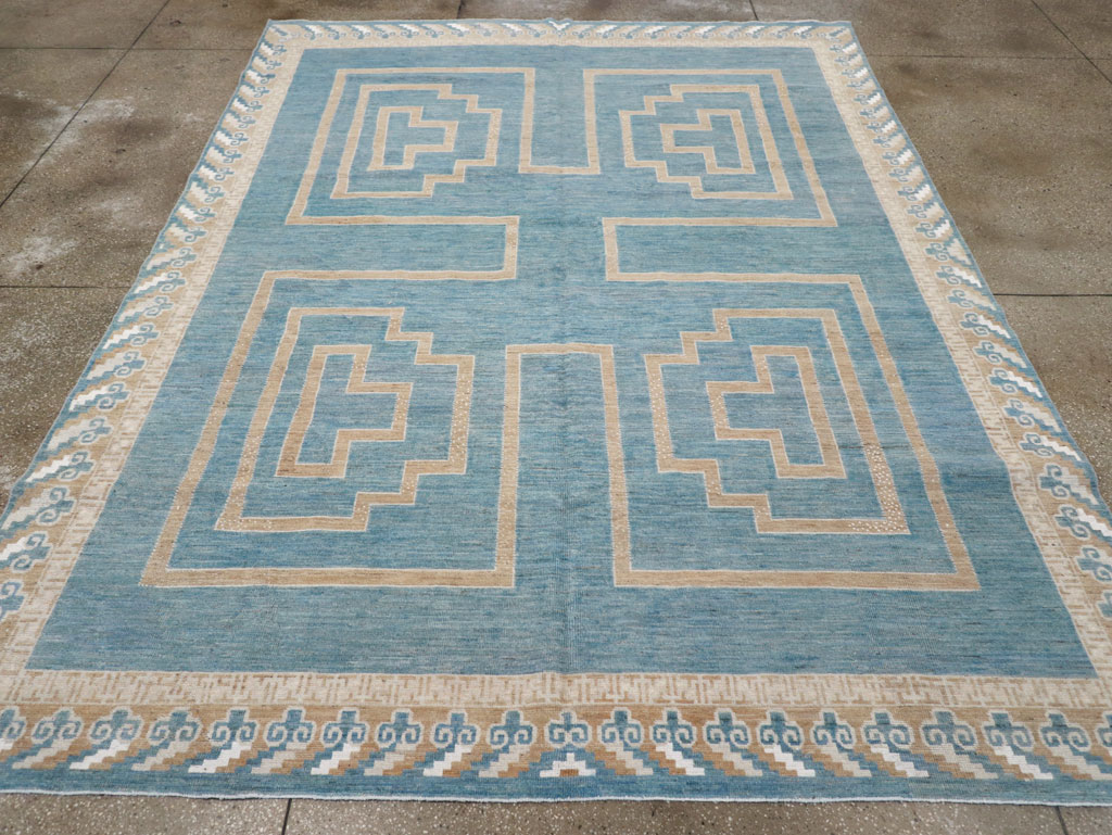 African Tuareg Inspired Modern East Turkestan Khotan Room Size Carpet, No.32160 - Gss
