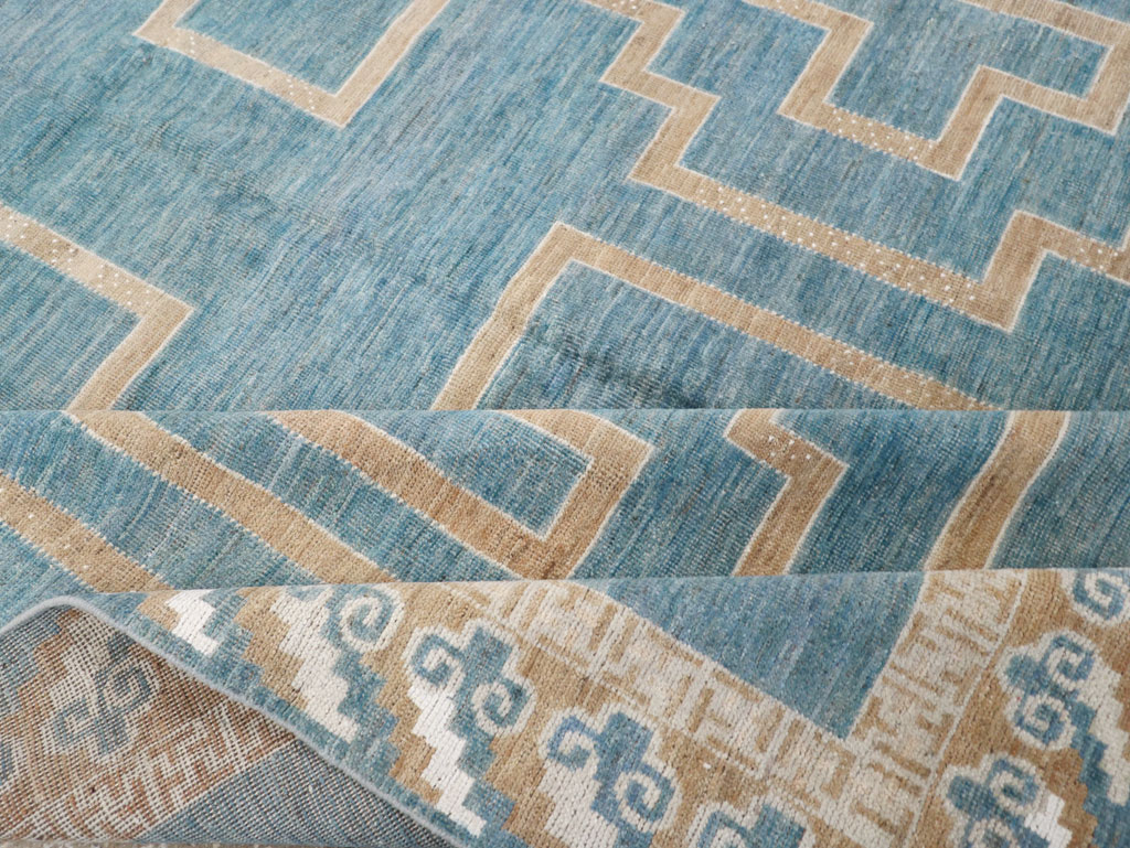 African Tuareg Inspired Modern East Turkestan Khotan Room Size Carpet, No.32160 - Gss