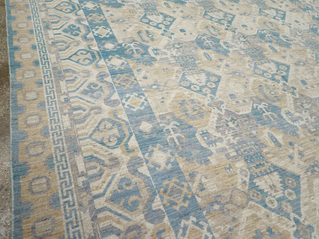 Modern East Turkestan Khotan Room Size Carpet, No.32161 - Gss