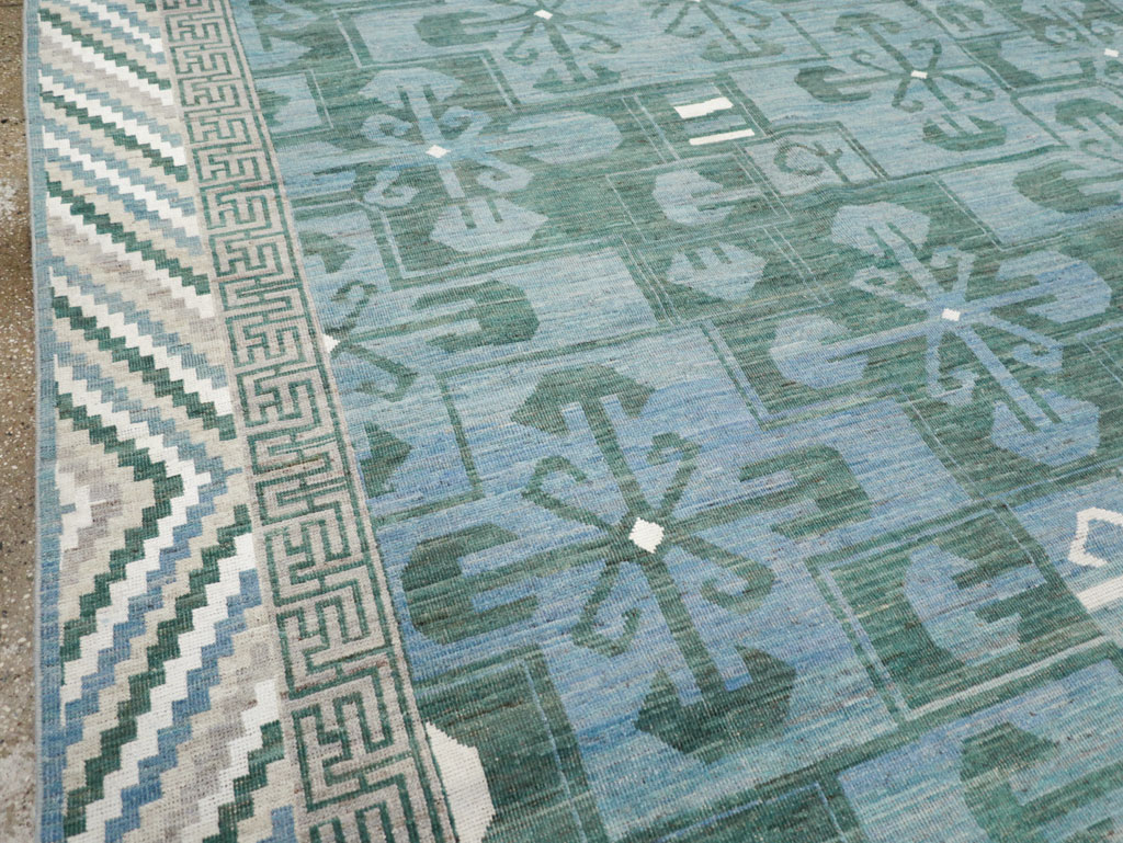 Modern East Turkestan Khotan Room Size Carpet, No.32162 - Gss