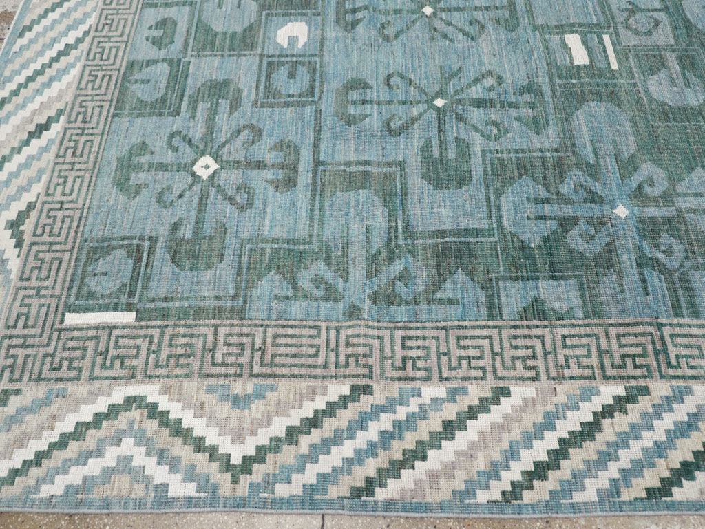 Modern East Turkestan Khotan Room Size Carpet, No.32162 - Gss