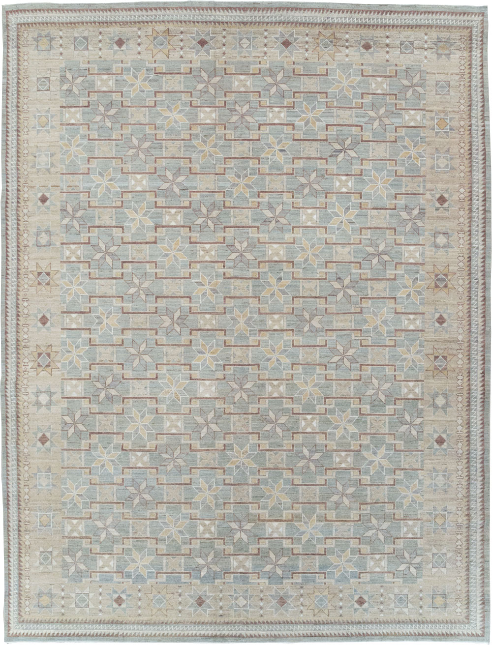 Modern East Turkestan Khotan Room Size Carpet, No.32164 - Gss