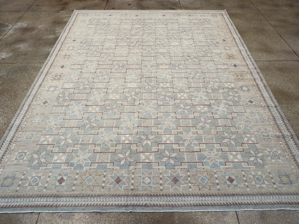 Modern East Turkestan Khotan Room Size Carpet, No.32164 - Gss