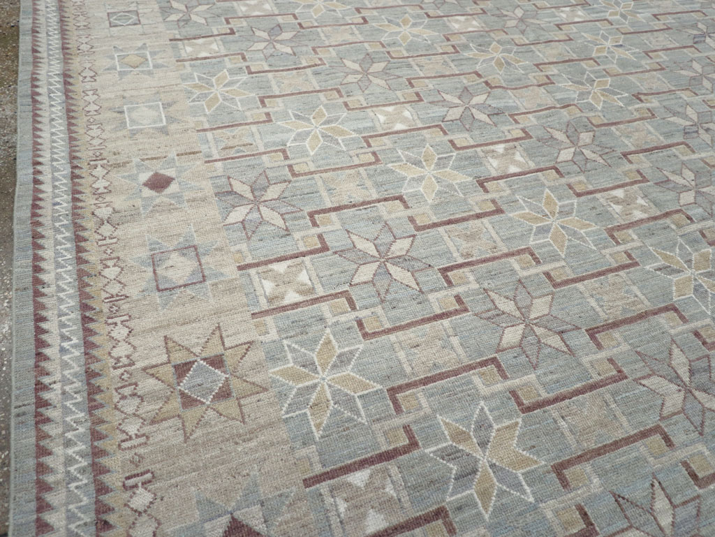 Modern East Turkestan Khotan Room Size Carpet, No.32164 - Gss