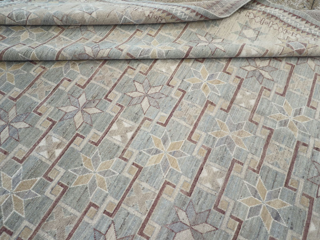 Modern East Turkestan Khotan Room Size Carpet, No.32164 - Gss