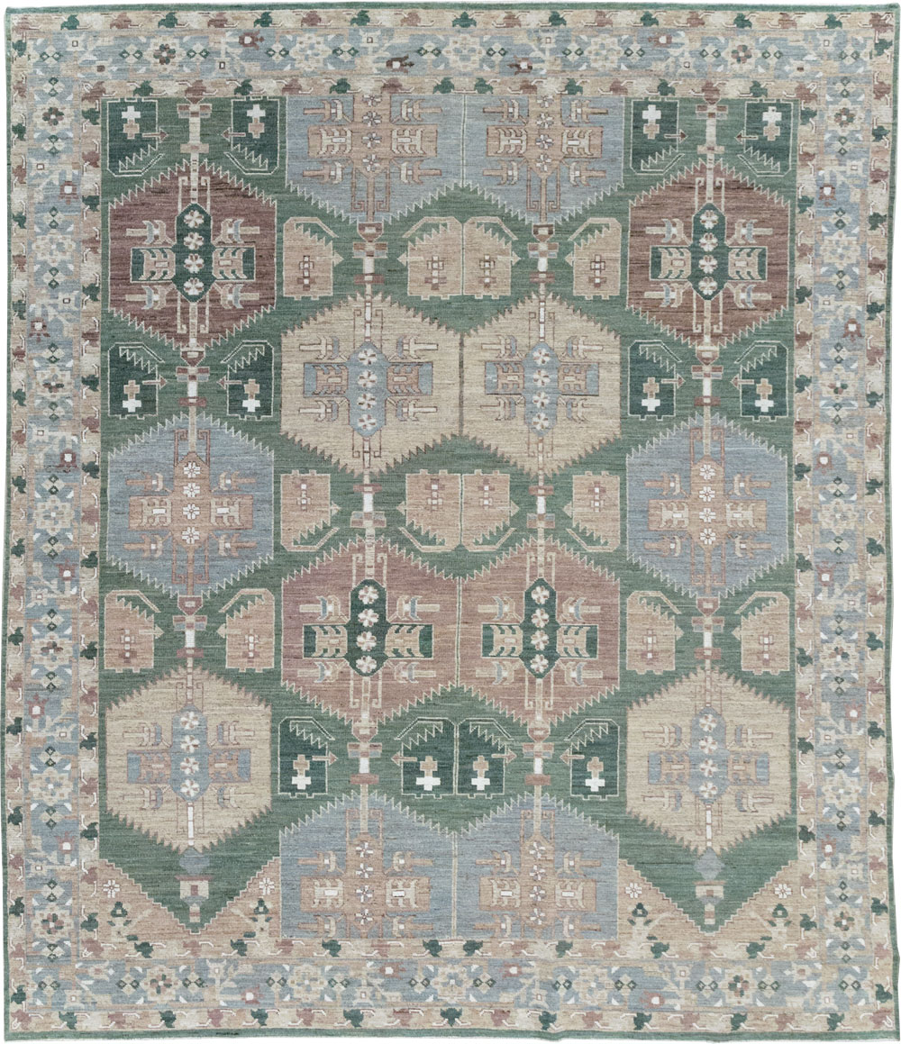 Modern East Turkestan Khotan Small Room Size Carpet, No.32165 - Gss