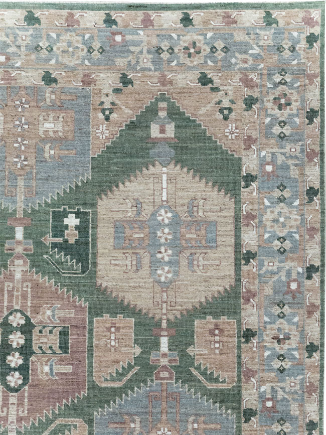 Modern East Turkestan Khotan Small Room Size Carpet, No.32165 - Gss