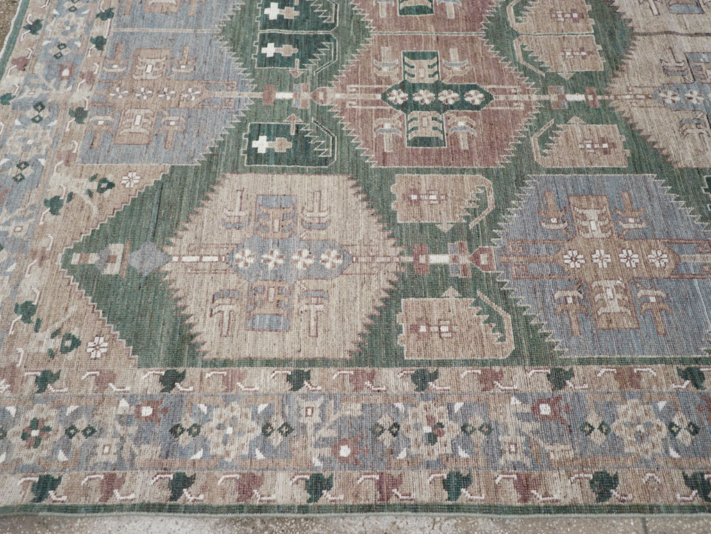 Modern East Turkestan Khotan Small Room Size Carpet, No.32165 - Gss