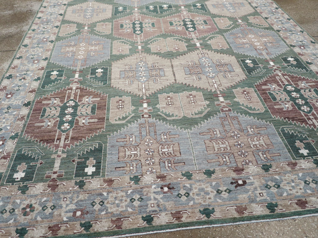 Modern East Turkestan Khotan Small Room Size Carpet, No.32165 - Gss