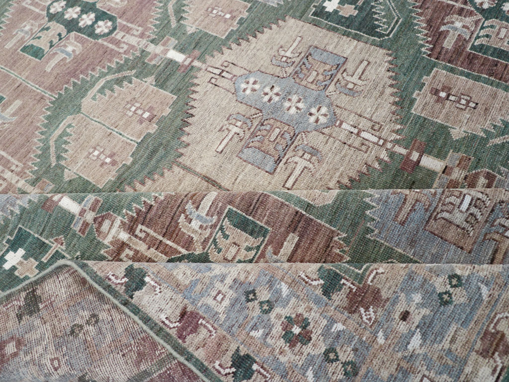 Modern East Turkestan Khotan Small Room Size Carpet, No.32165 - Gss