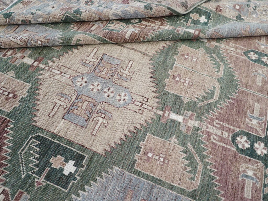 Modern East Turkestan Khotan Small Room Size Carpet, No.32165 - Gss