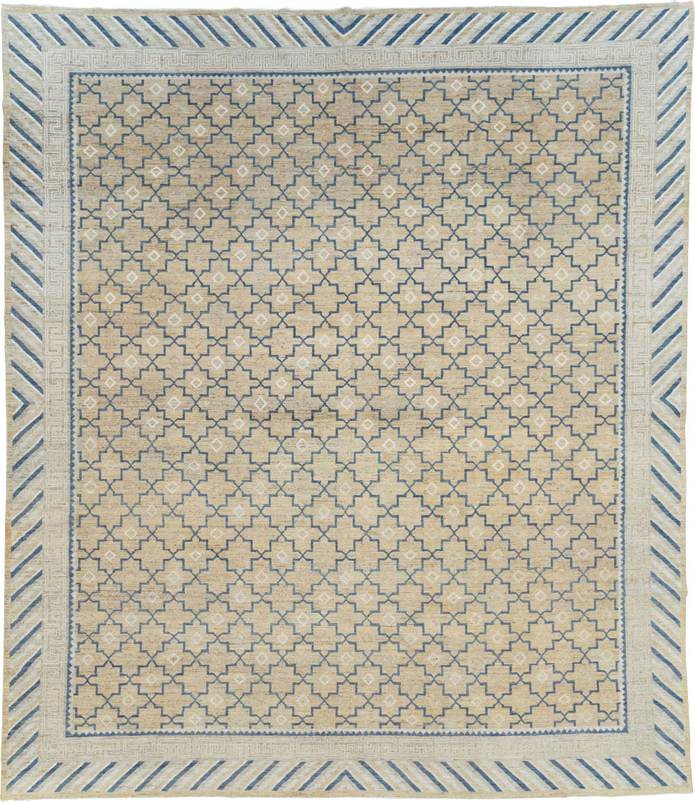 Modern East Turkestan Khotan Large Room Size Carpet, No.32166 - Gss