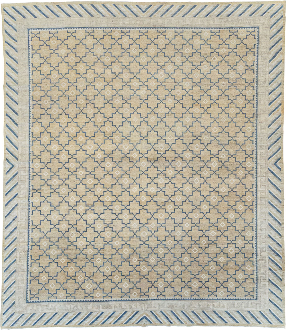 Modern East Turkestan Khotan Large Room Size Carpet, No.32166 - Gss