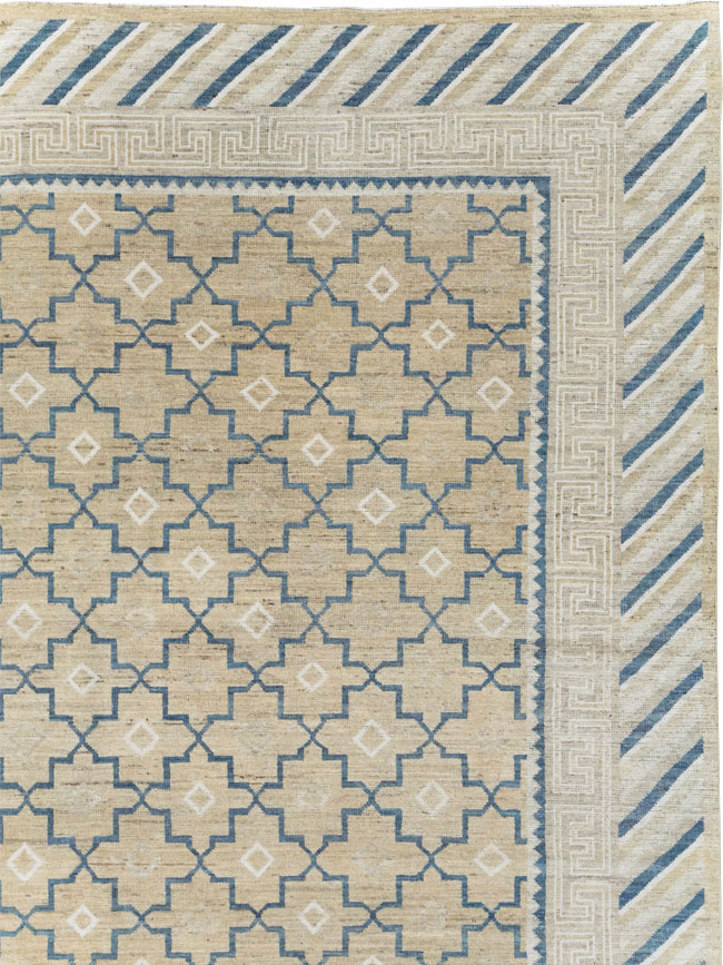 Modern East Turkestan Khotan Large Room Size Carpet, No.32166 - Gss
