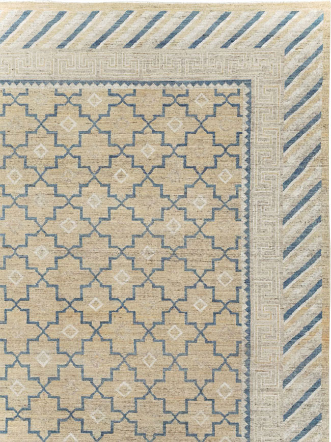 Modern East Turkestan Khotan Large Room Size Carpet, No.32166 - Gss