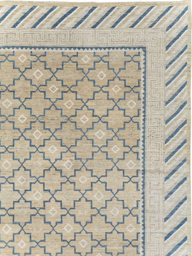Modern East Turkestan Khotan Large Room Size Carpet, No.32166 - Gss