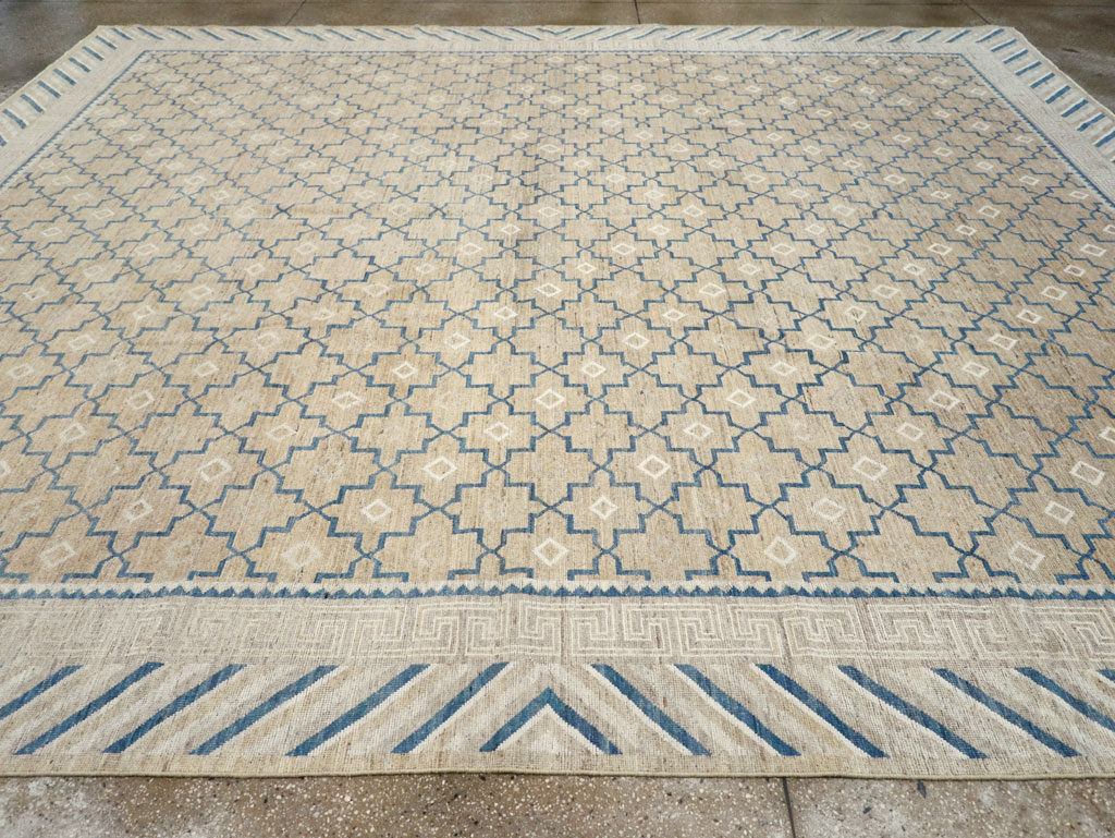 Modern East Turkestan Khotan Large Room Size Carpet, No.32166 - Gss