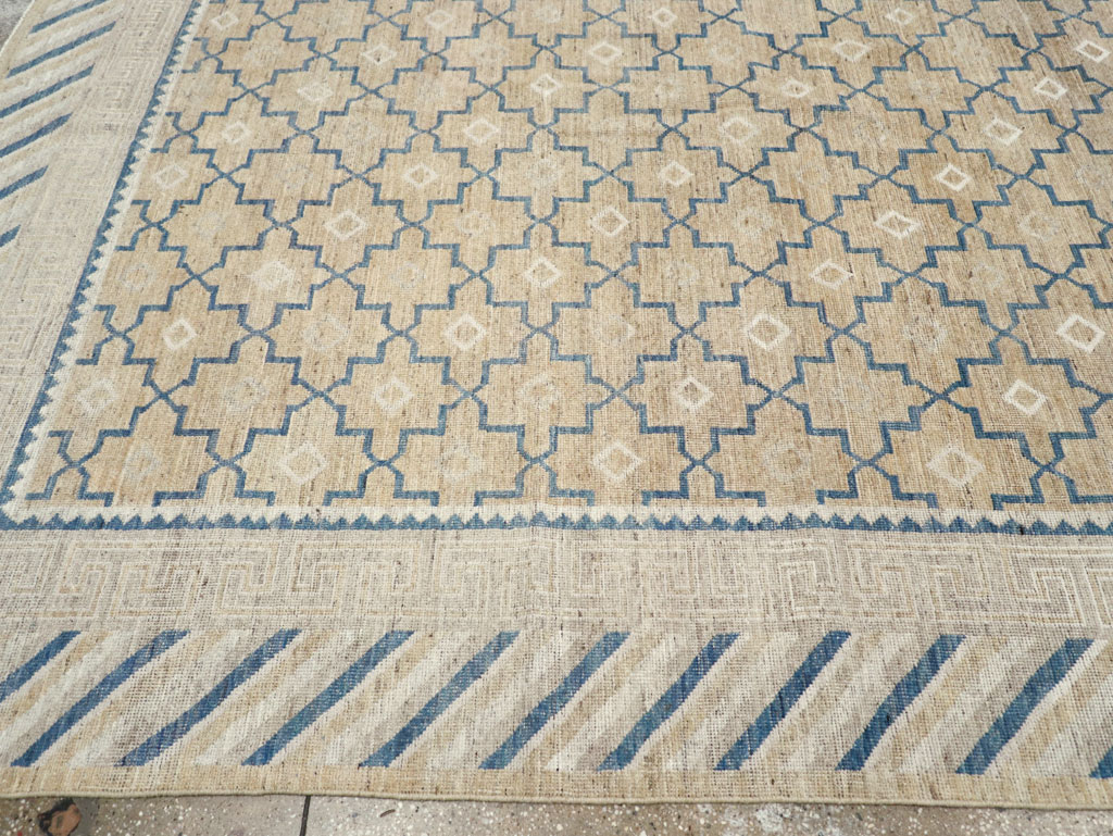 Modern East Turkestan Khotan Large Room Size Carpet, No.32166 - Gss