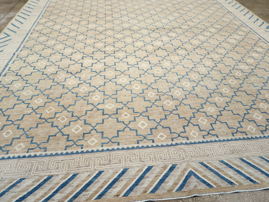 Modern East Turkestan Khotan Large Room Size Carpet, No.32166 - Gss