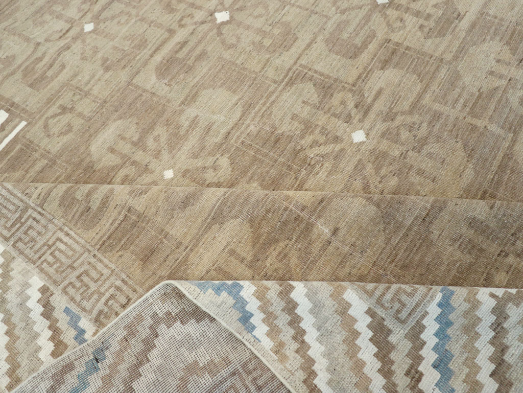 Modern East Turkestan Khotan Room Size Carpet, No.32168 - Gss