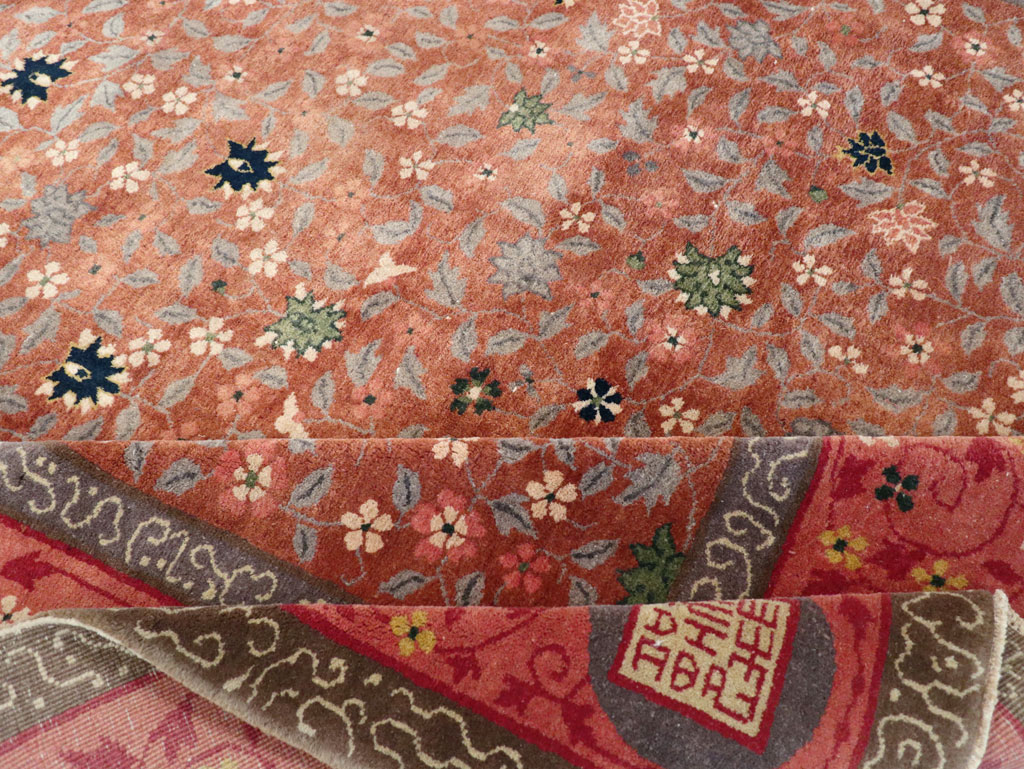 Vintage Mongolian Small Room Size Carpet, No.32172 - Gss
