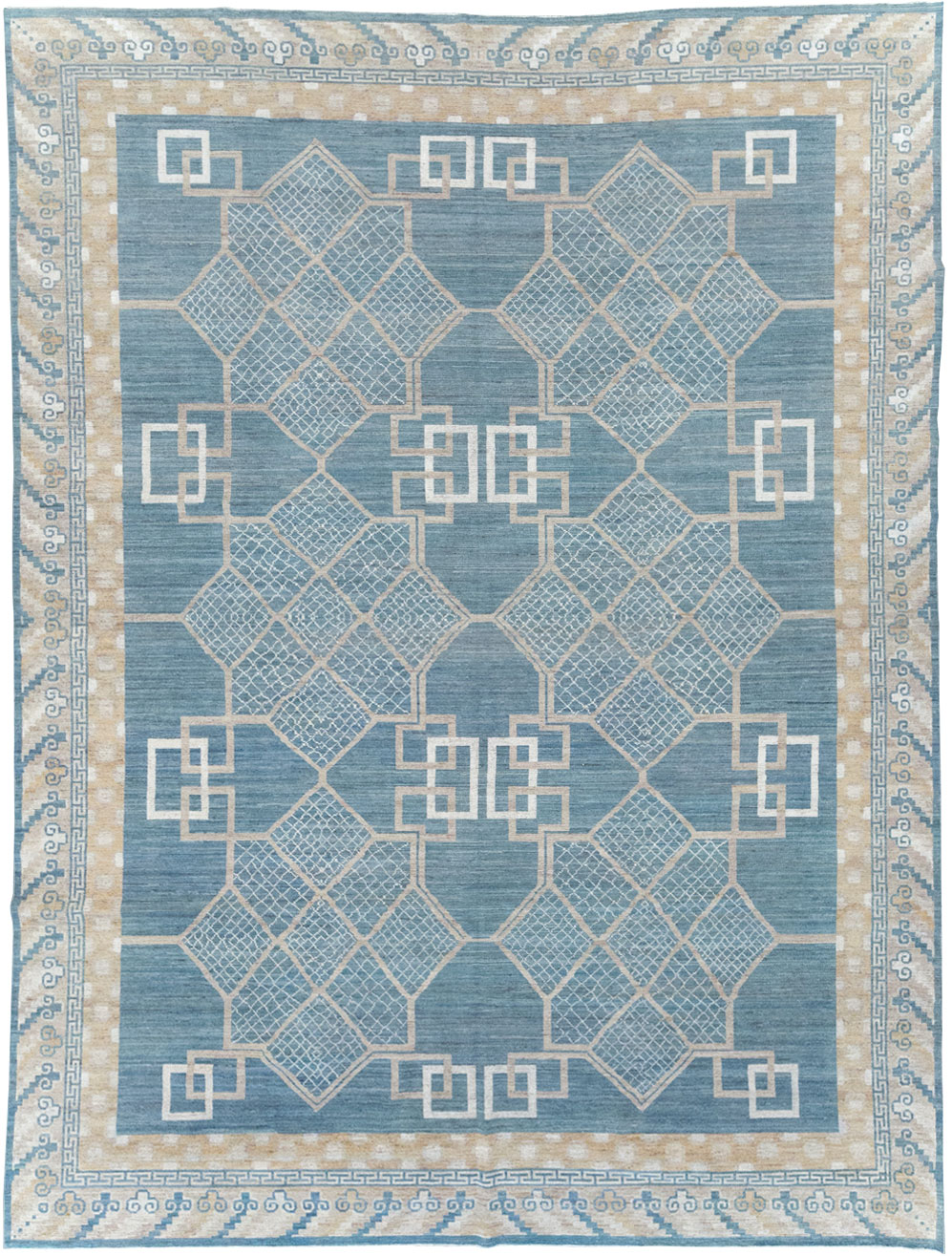 Modern East Turkestan Khotan Room Size Carpet, No.32186 - Gss