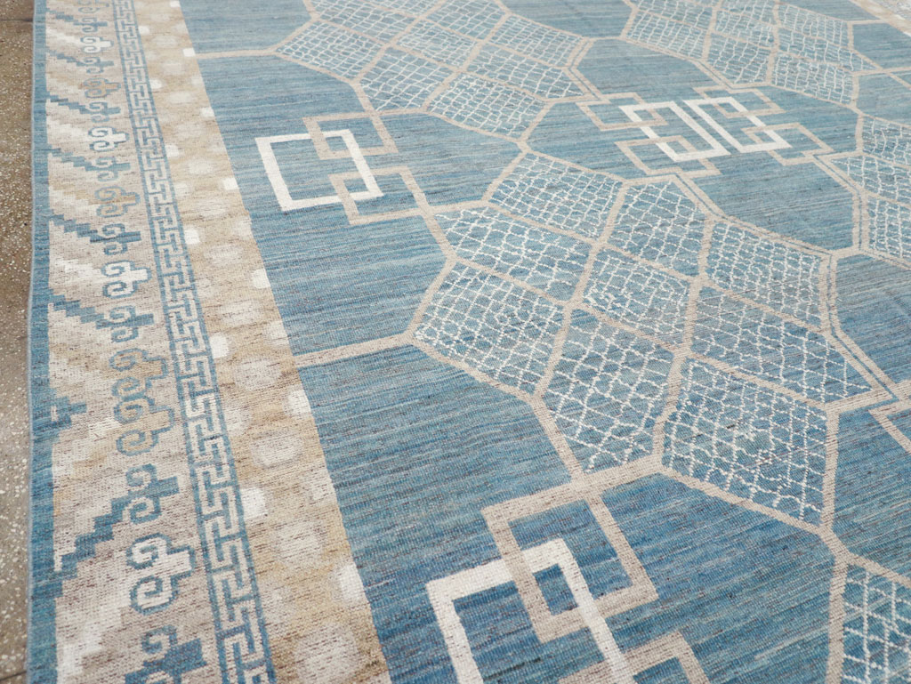 Modern East Turkestan Khotan Room Size Carpet, No.32186 - Gss