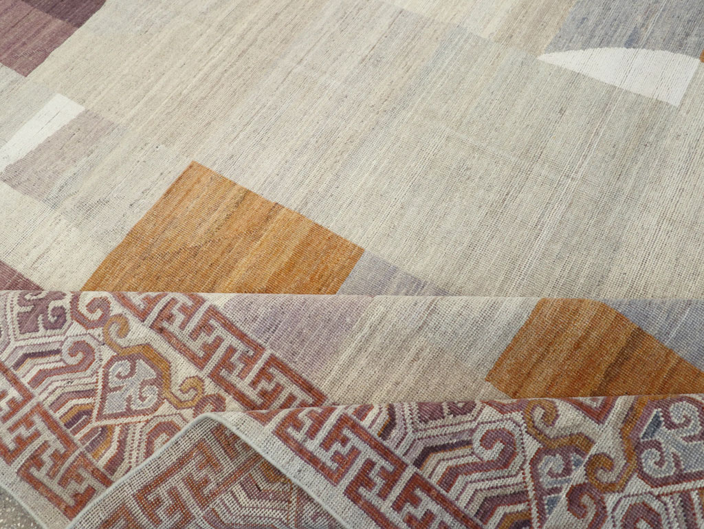 Modern East Turkestan Khotan Room Size Carpet, No.32190 - Gss