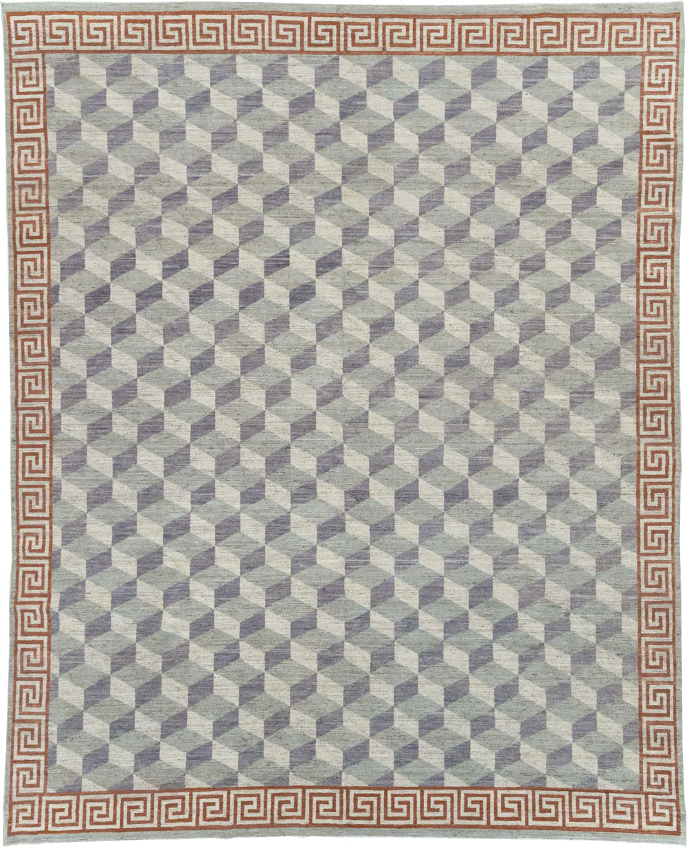 Modern East Turkestan Khotan Room Size Carpet, No.32191 - Gss