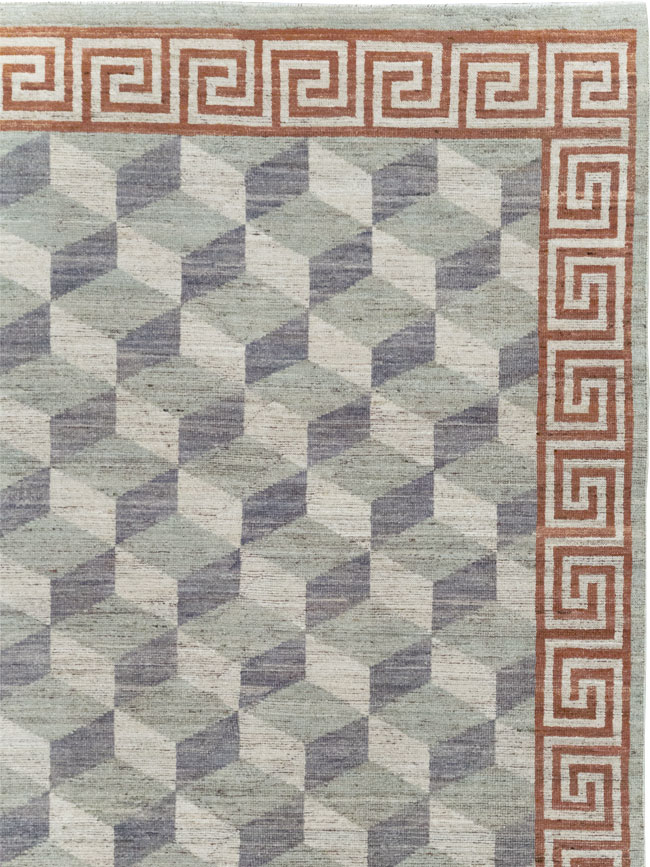 Modern East Turkestan Khotan Room Size Carpet, No.32191 - Gss