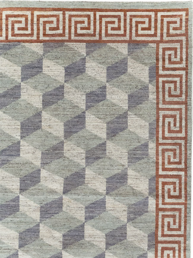 Modern East Turkestan Khotan Room Size Carpet, No.32191 - Gss