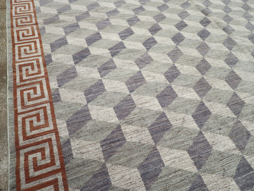 Modern East Turkestan Khotan Room Size Carpet, No.32191 - Gss