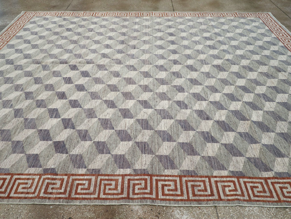 Modern East Turkestan Khotan Room Size Carpet, No.32191 - Gss