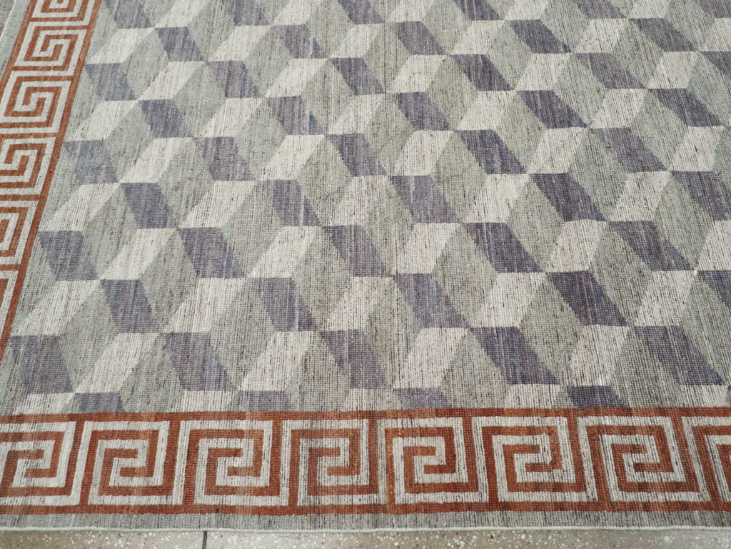 Modern East Turkestan Khotan Room Size Carpet, No.32191 - Gss