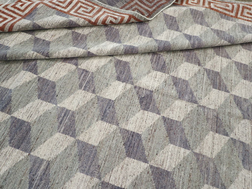 Modern East Turkestan Khotan Room Size Carpet, No.32191 - Gss