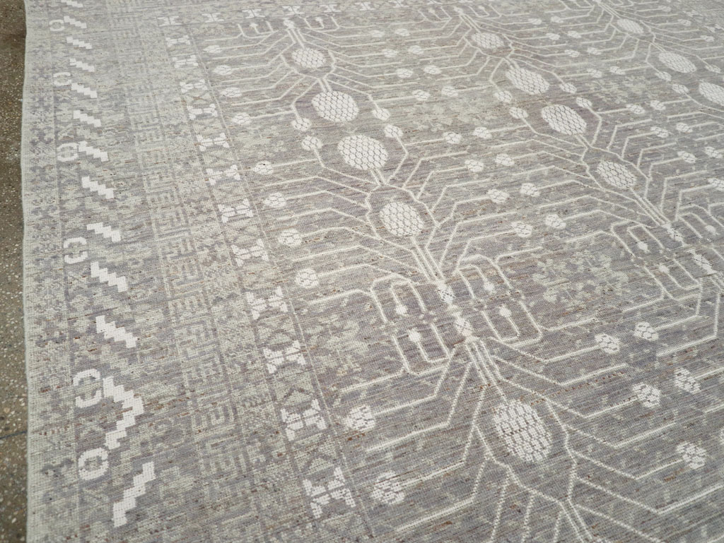 Modern East Turkestan Khotan Room Size Carpet, No.32192 - Gss