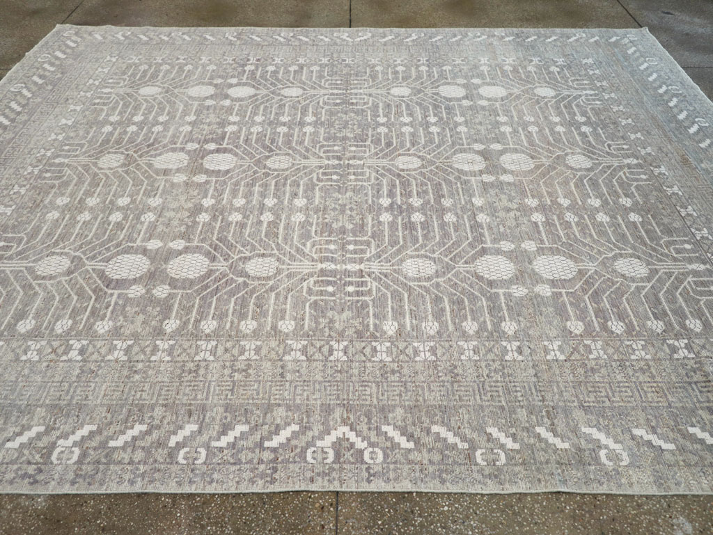 Modern East Turkestan Khotan Room Size Carpet, No.32192 - Gss