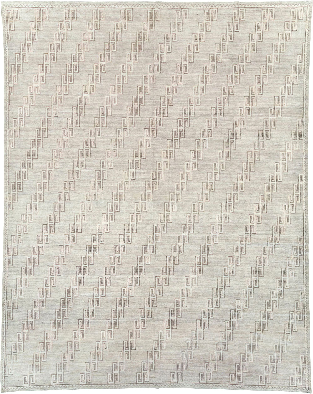 Contemporary East Turkestan Khotan Room Size Carpet, No.32193 - Gss