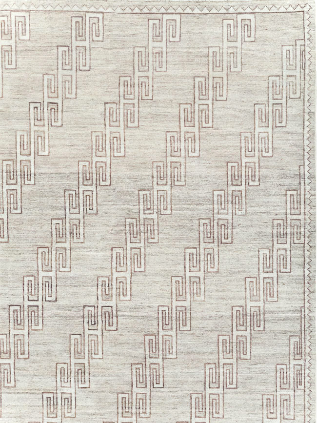 Contemporary East Turkestan Khotan Room Size Carpet, No.32193 - Gss