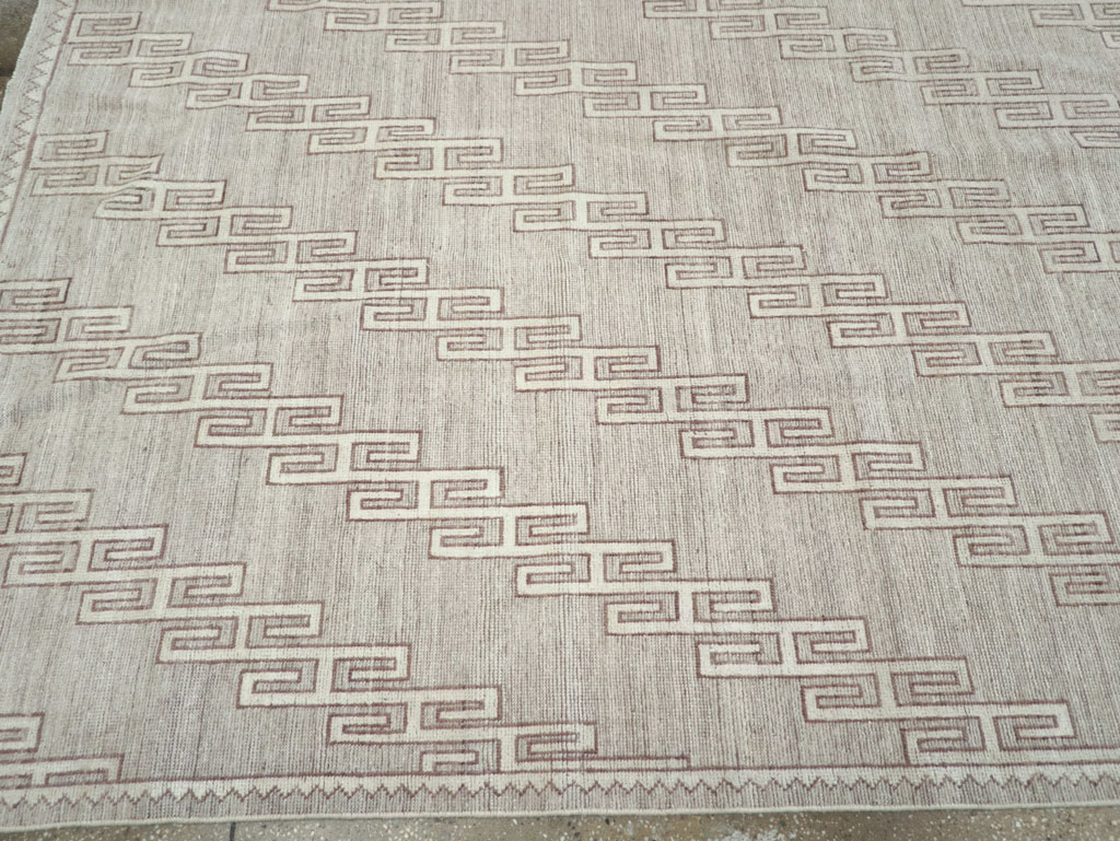 Contemporary East Turkestan Khotan Room Size Carpet, No.32193 - Gss