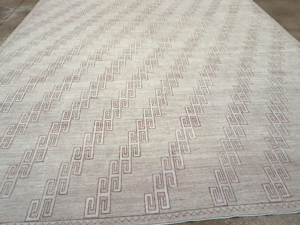 Contemporary East Turkestan Khotan Room Size Carpet, No.32193 - Gss