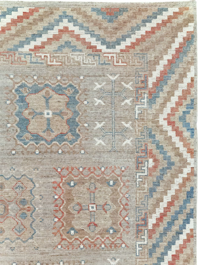 Modern East Turkestan Khotan Small Room Size Carpet, No.32205 - Gss