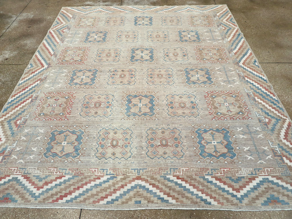 Modern East Turkestan Khotan Small Room Size Carpet, No.32205 - Gss