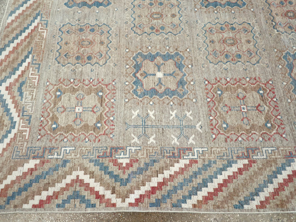 Modern East Turkestan Khotan Small Room Size Carpet, No.32205 - Gss