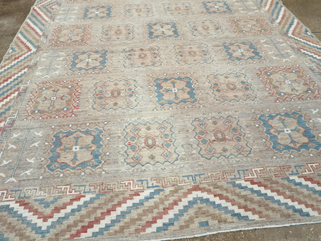 Modern East Turkestan Khotan Small Room Size Carpet, No.32205 - Gss