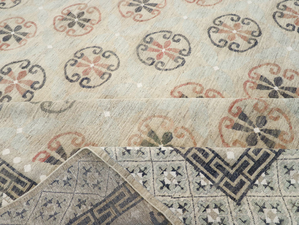 Modern East Turkestan Khotan Large Room Size Carpet, No.32206 - Gss