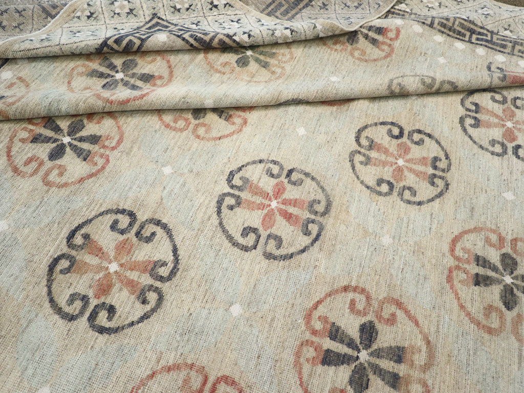 Modern East Turkestan Khotan Large Room Size Carpet, No.32206 - Gss